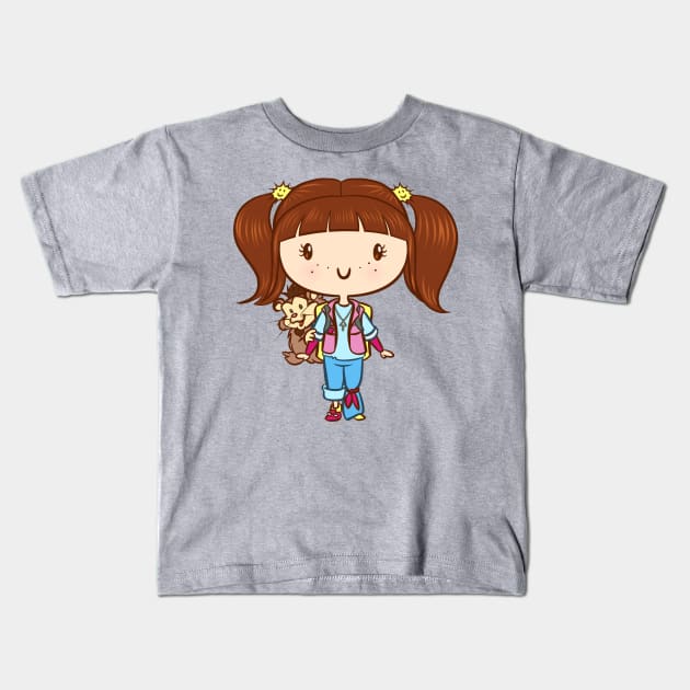 Punky Girl: Lil' CutiEs Kids T-Shirt by Ellador
